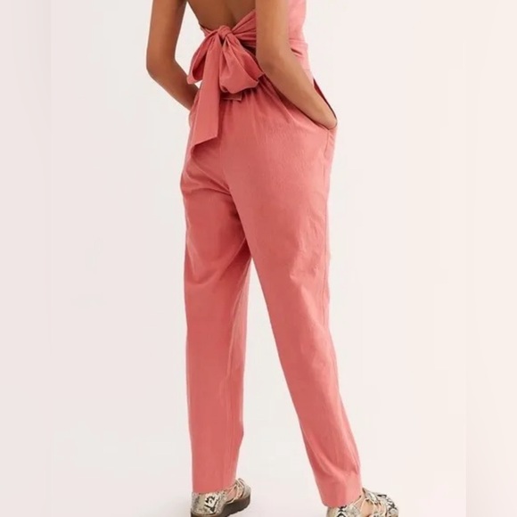 Free People Al Fresco Convertible Jumpsuit Pants Dress Endless Summer Small - Picture 6 of 9